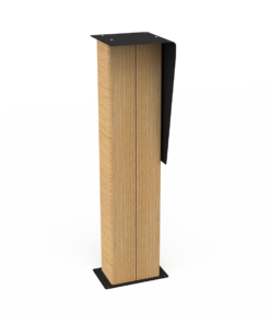 Alternative view of Ladesäule LS-V06 - Eichebalken